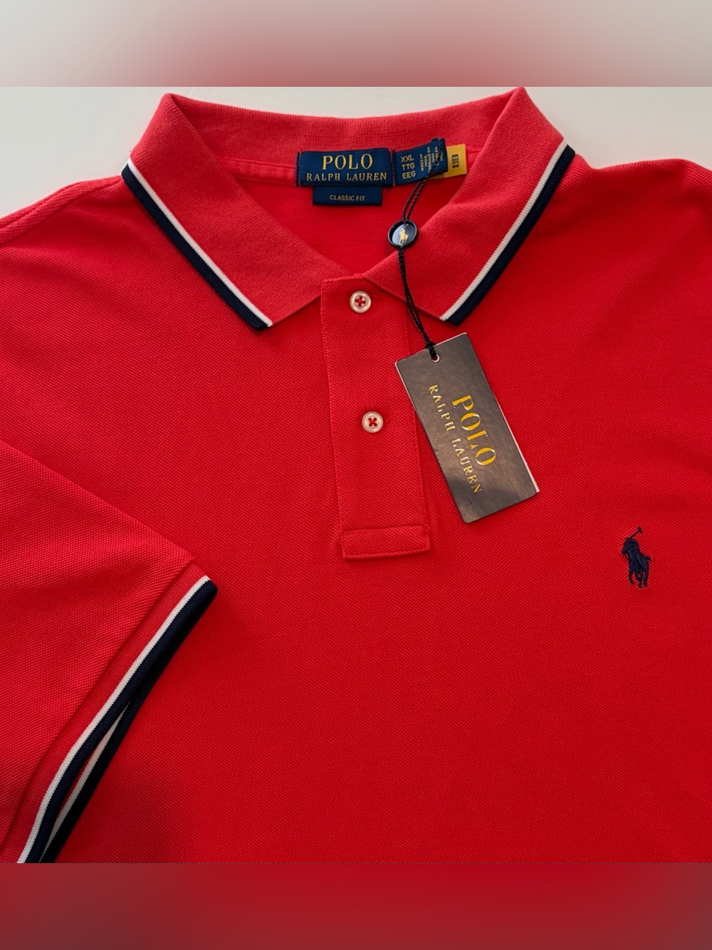 Polo Ralph Lauren Men's Classic Fit Mesh Polo Shirt Red Size XXL NWT $120